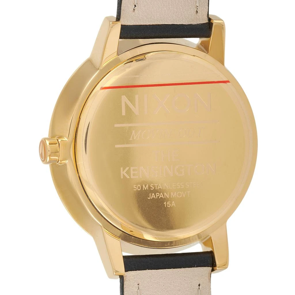 Nixon Kensignton Leather 37 mm Stainless Steel Watch A108 501 2