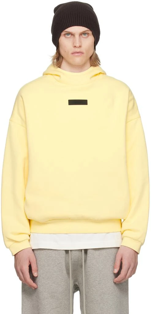 Fear of God ESSENTIALS Yellow Pullover Hoodie 1