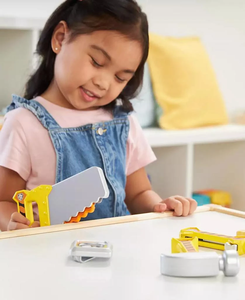 Rubble & Crew Rubble's Construction Tool Belt, with 6 Piece Kids Tool Set 7