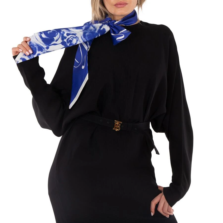 Burberry Silk Rose Print Scarf 1