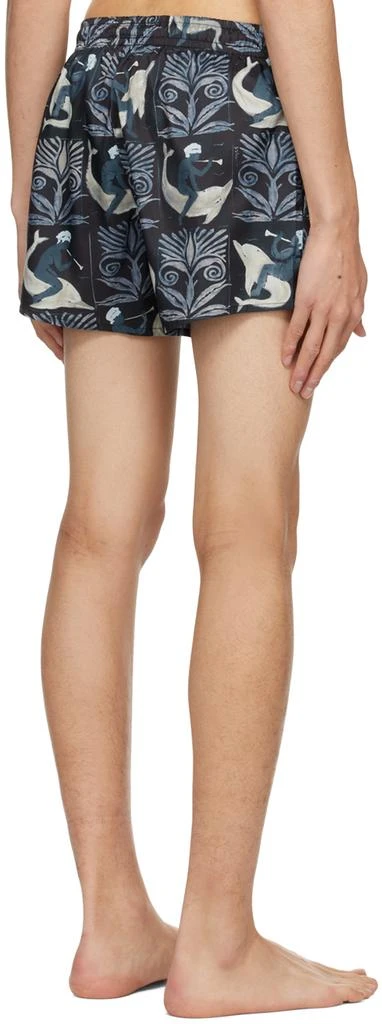 COMMAS Navy Printed Swim Shorts 3