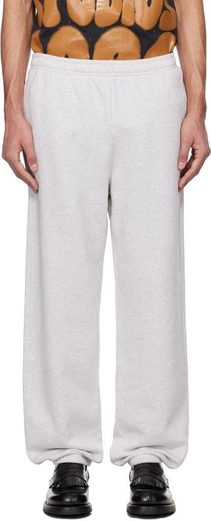 Acne Studios Gray Organic Cotton Sweatpants 1
