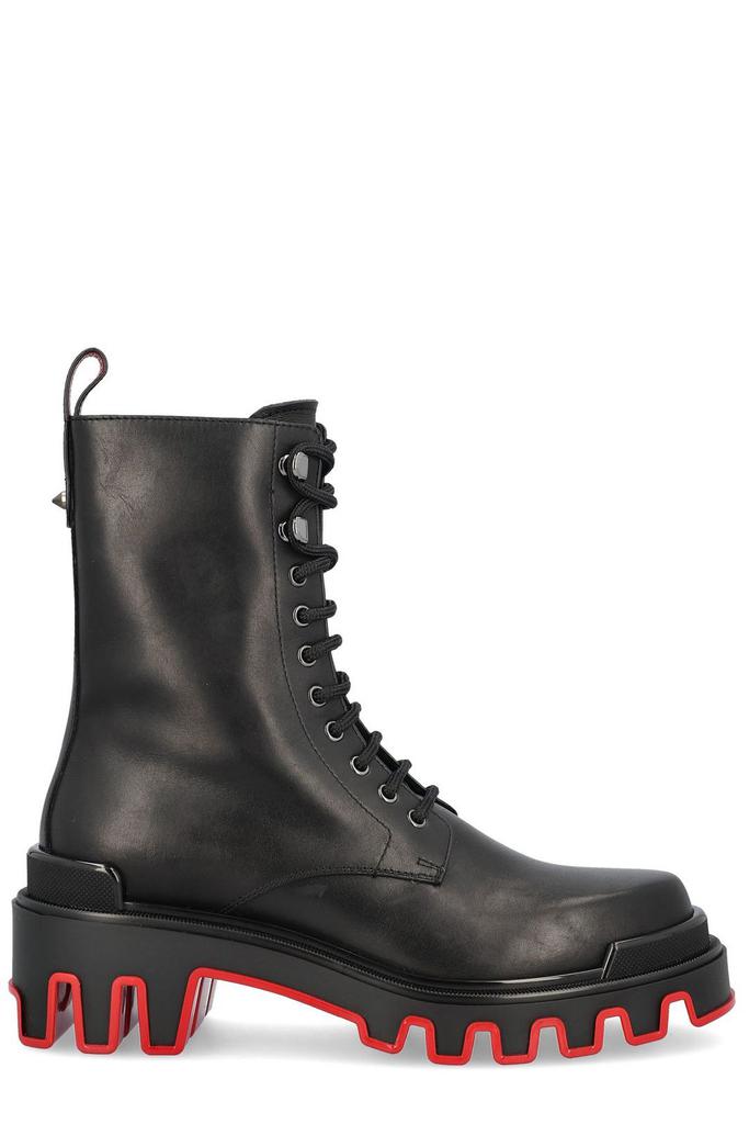 Marchacroche Duna 95 leather ankle boots in black