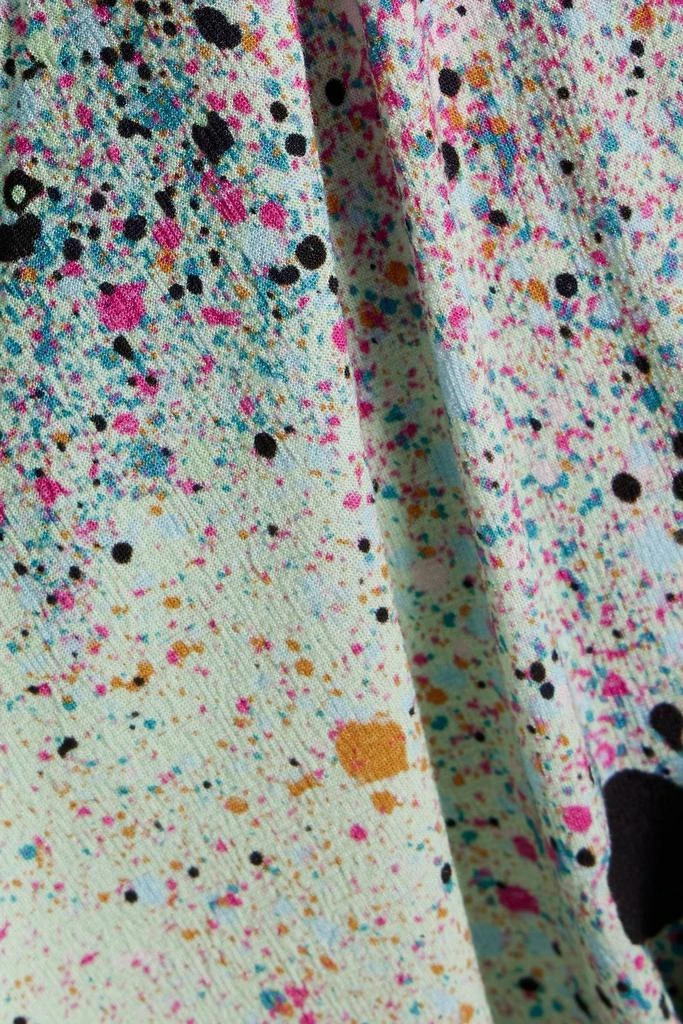 Alexander McQueen Printed crepe shorts 4