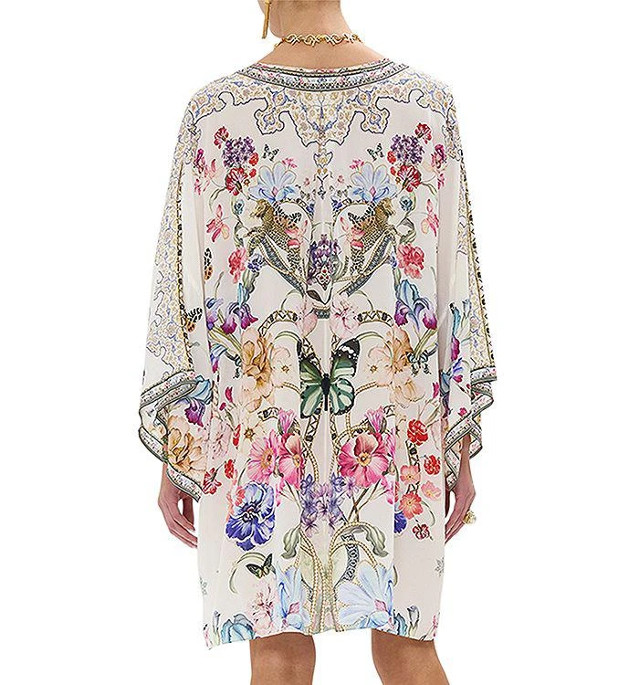 Camilla Silk Swim Cover-Up Kaftan 2