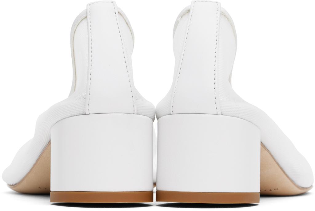 Dear Frances White Balla Pump Mesh Heels