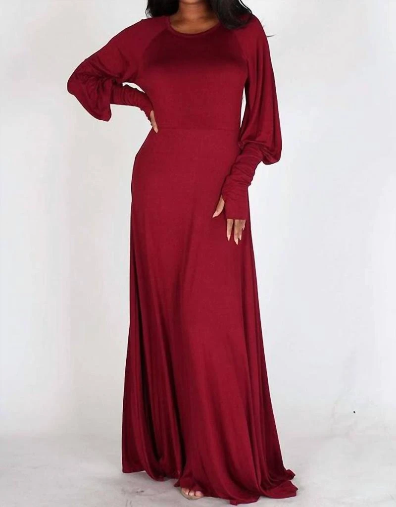 Namatt Design Namatt Design - Lady In Red Maxi Dress 1