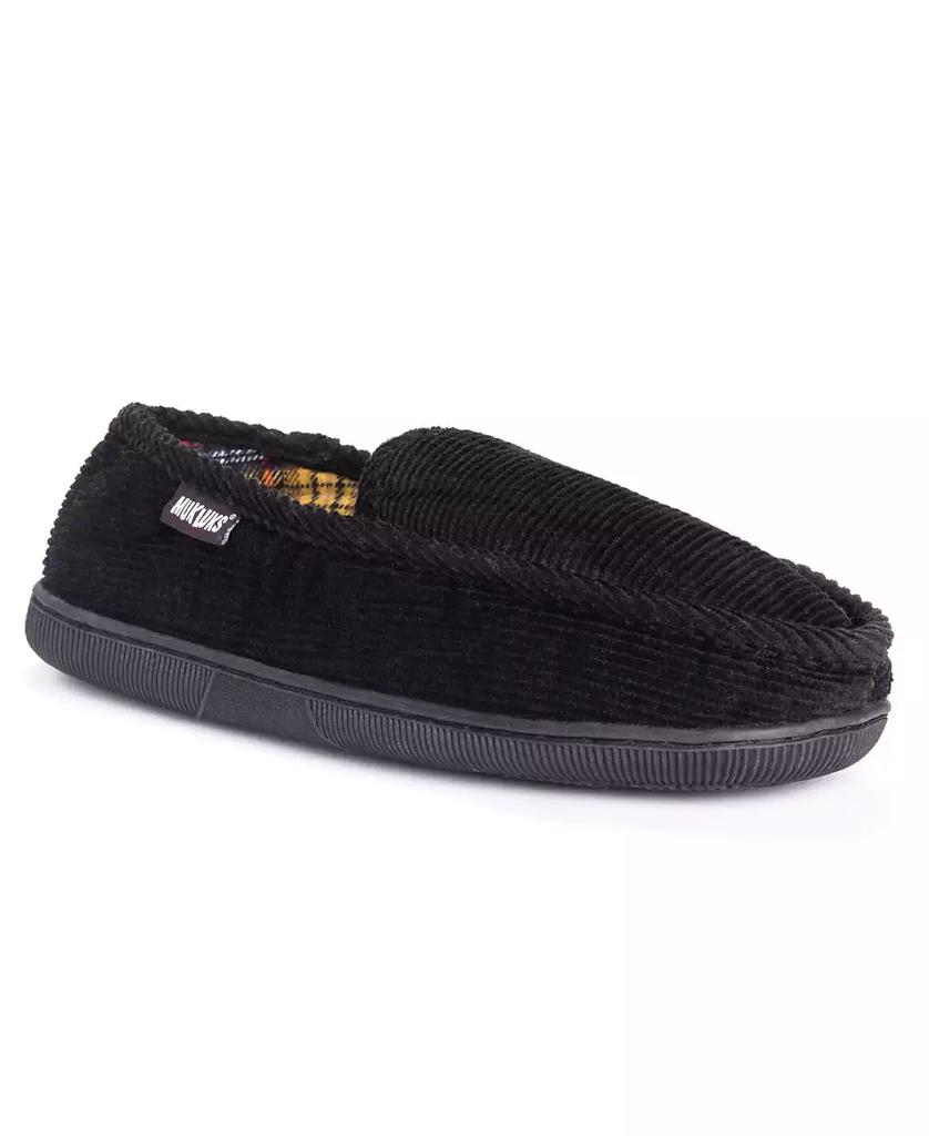 MUK LUKS Men's Corduroy Moccasin Slippers