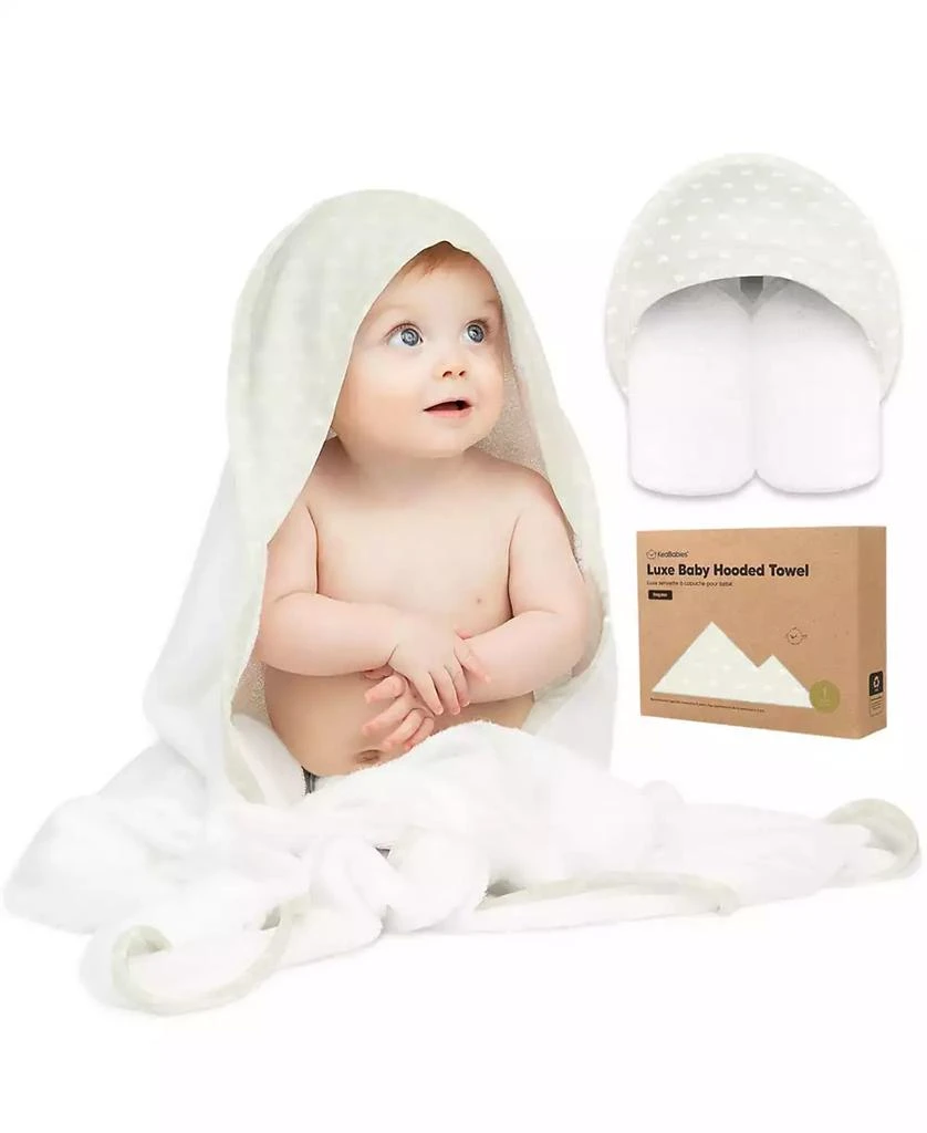 KeaBabies Luxe Baby Hooded Towel, Baby Bath Towel, Hooded Baby Towels, Baby Beach Towel for Newborn, Kids