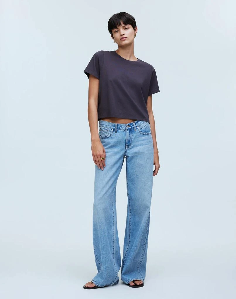 Madewell Softfade Cotton Boxy-Crop Tee 1