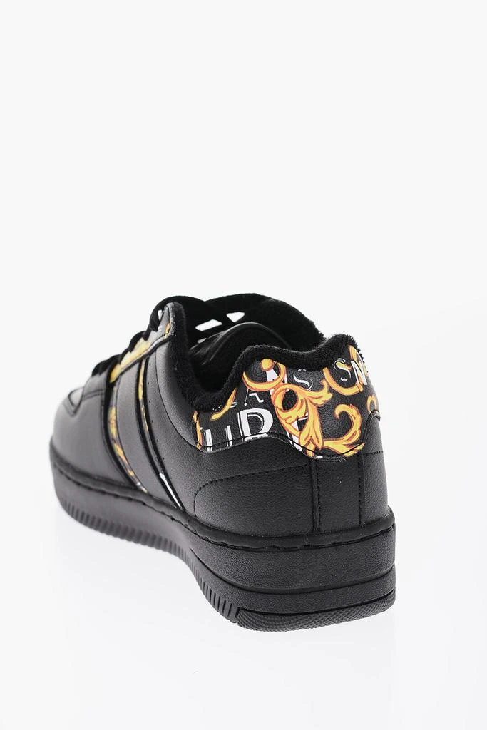 Versace Versace JEANS COUTURE Leather MEYSSA Low-Top Sneakers with Baroque M 2
