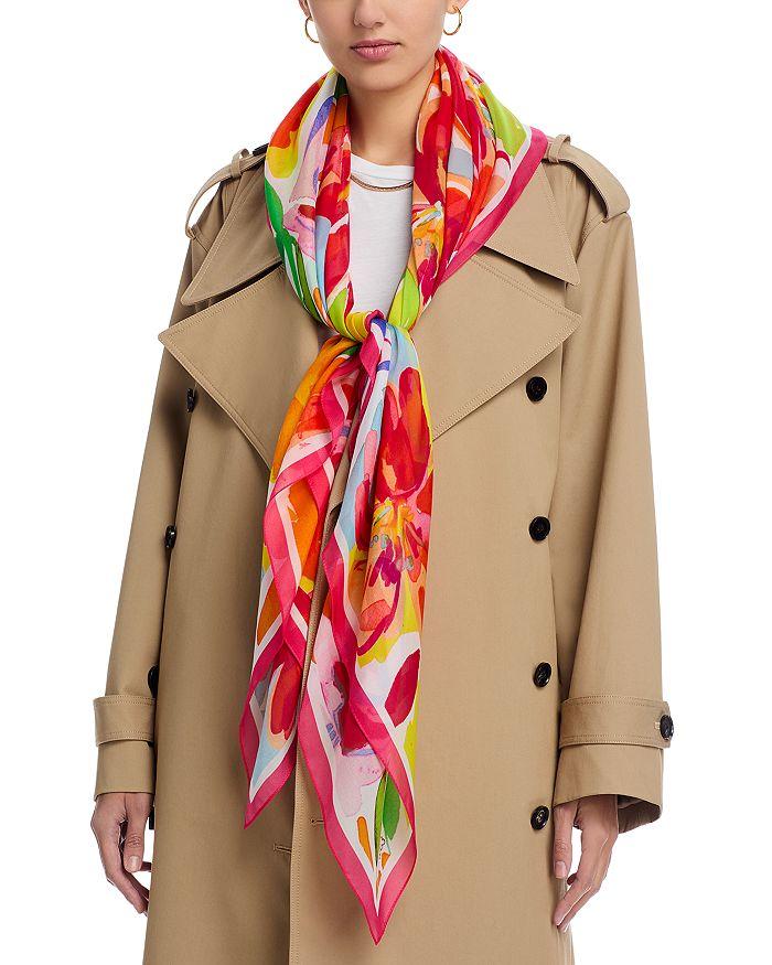 Echo Design Bloom Square Silk Scarf