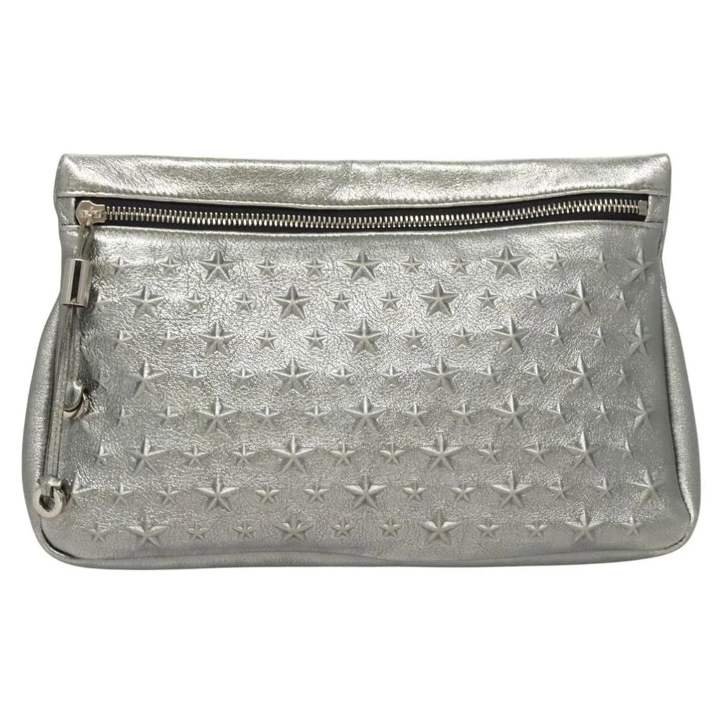 Jimmy Choo Star Studs Leather Clutch Bag (Pre-Owned) 1