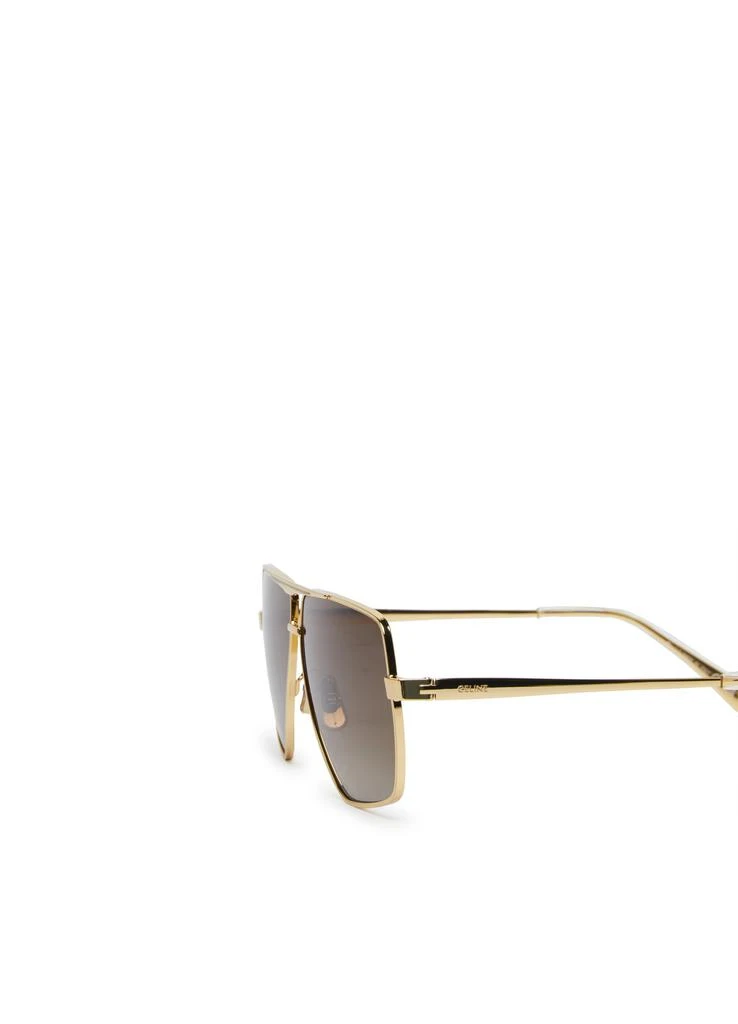 CELINE Metal frame 25 sunglasses in metal with polarized lenses 4
