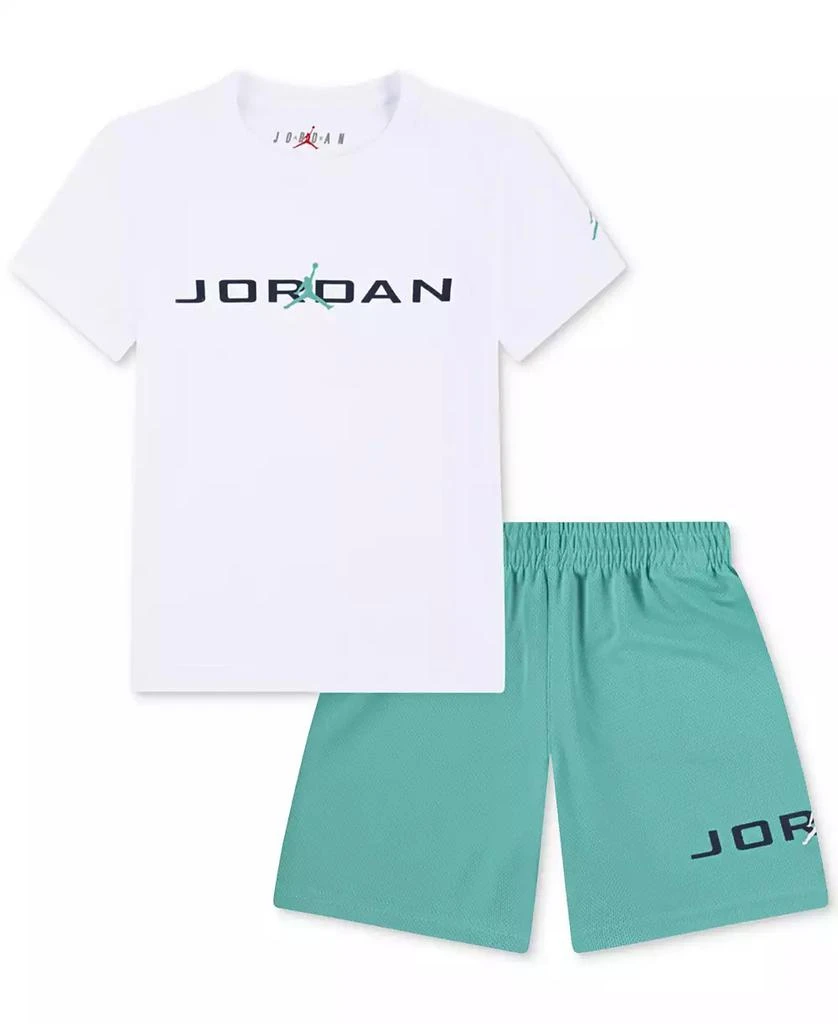 Jordan Little Boys 2-Piece MJ Baseline Mesh Shorts and T-Shirt Set 1