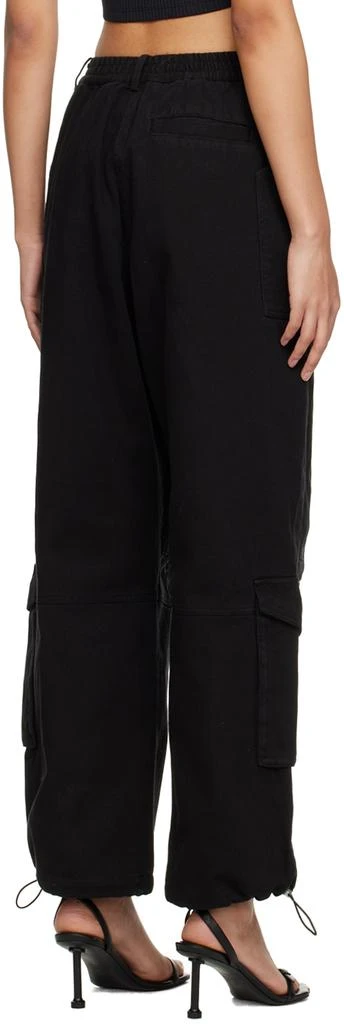 Han Kjobenhavn Black Boxy Cargo Trousers 3