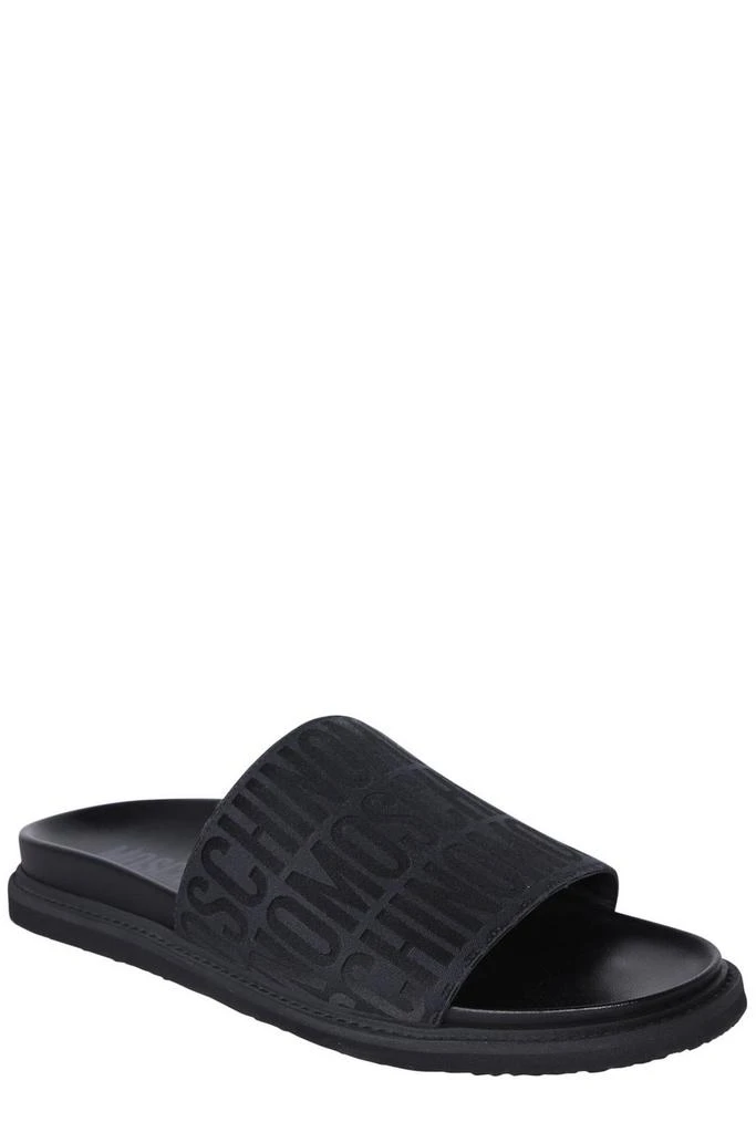 Moschino Monogram Jacquard Slip-On Slides – On Sale Now with  display picture 1