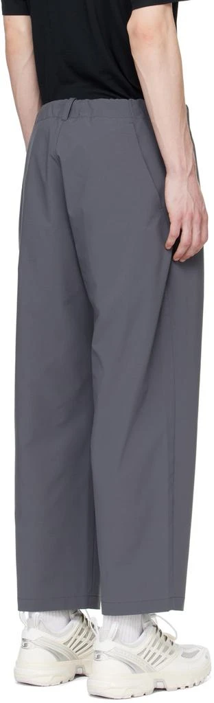 Goldwin Gray One-Tuck Trousers 3