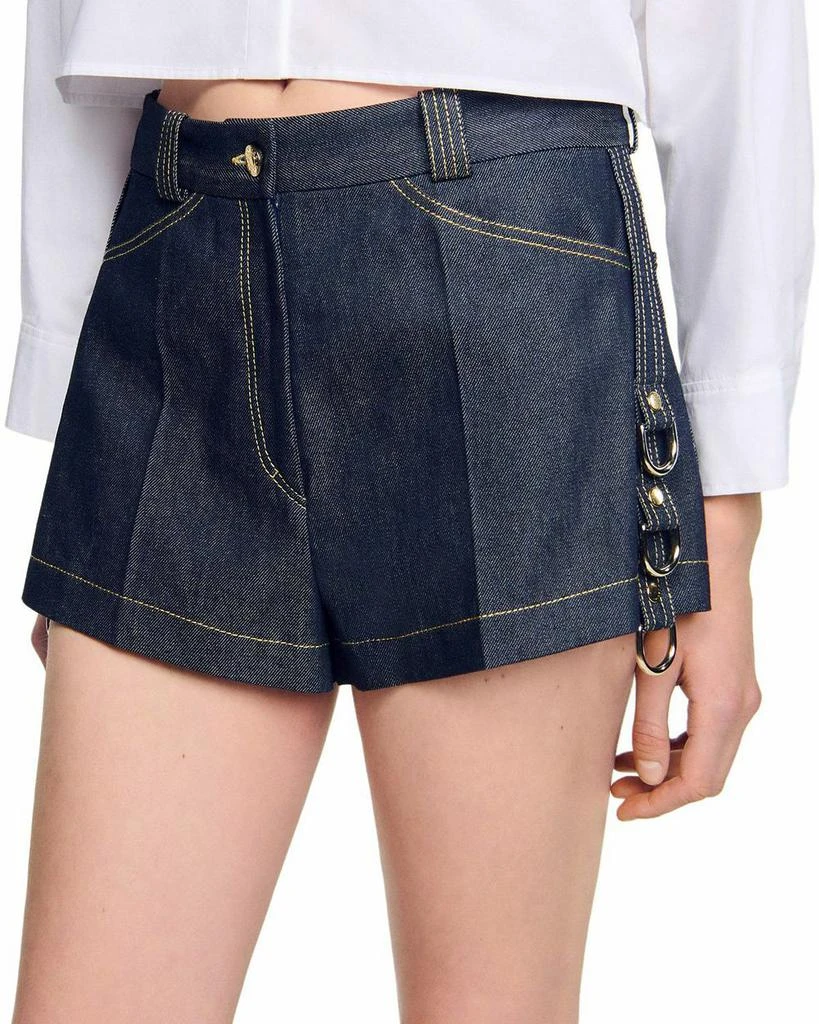 Sandro Denim Shorts 4