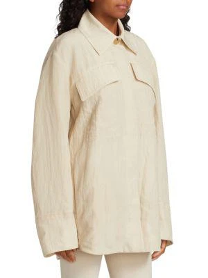 Vince Textured Padded Shirt Jacket 3