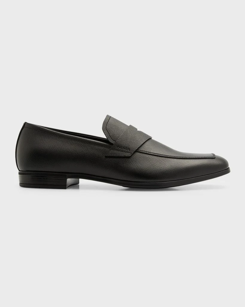 Prada Saffiano Leather Penny Loafer 1