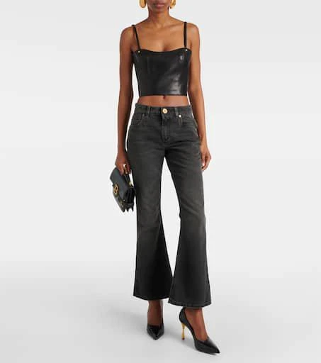 Balmain Western low-rise bootcut jeans 7