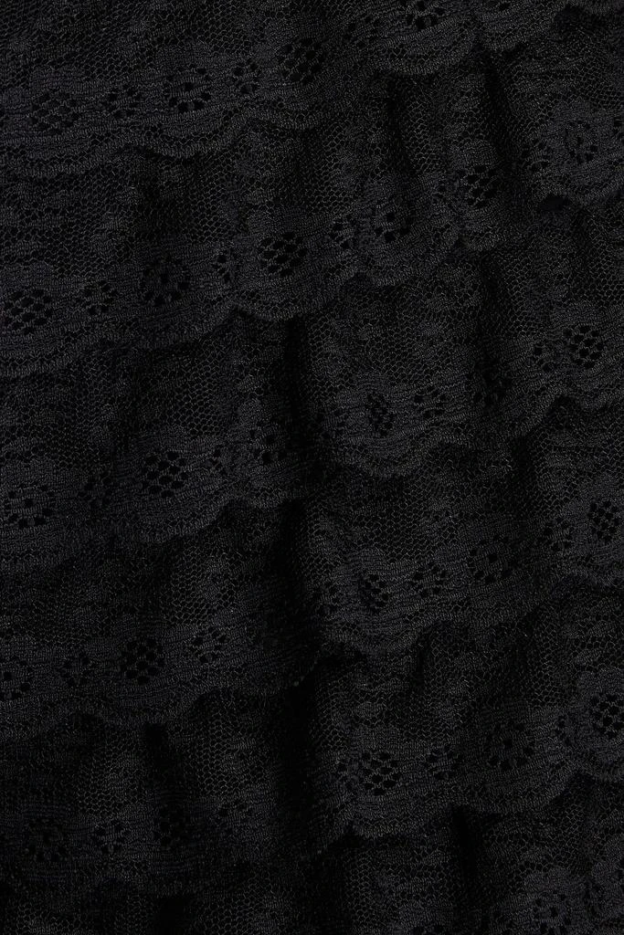RED Valentino Tiered lace shorts 4