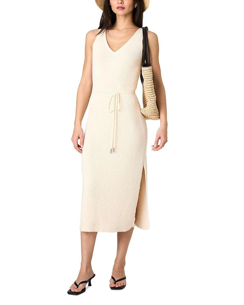 French Connection Terry Spun V Neck Midi Dress 3