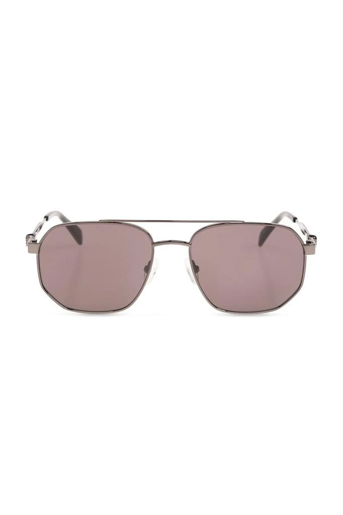 Alexander McQueen Alexander McQueen Skull Detailed Pilot Frame Sunglasses 1