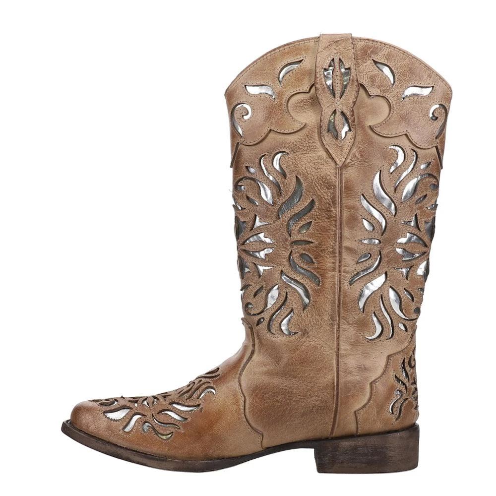 Roper Belle II Square Toe Cowboy Boots 3
