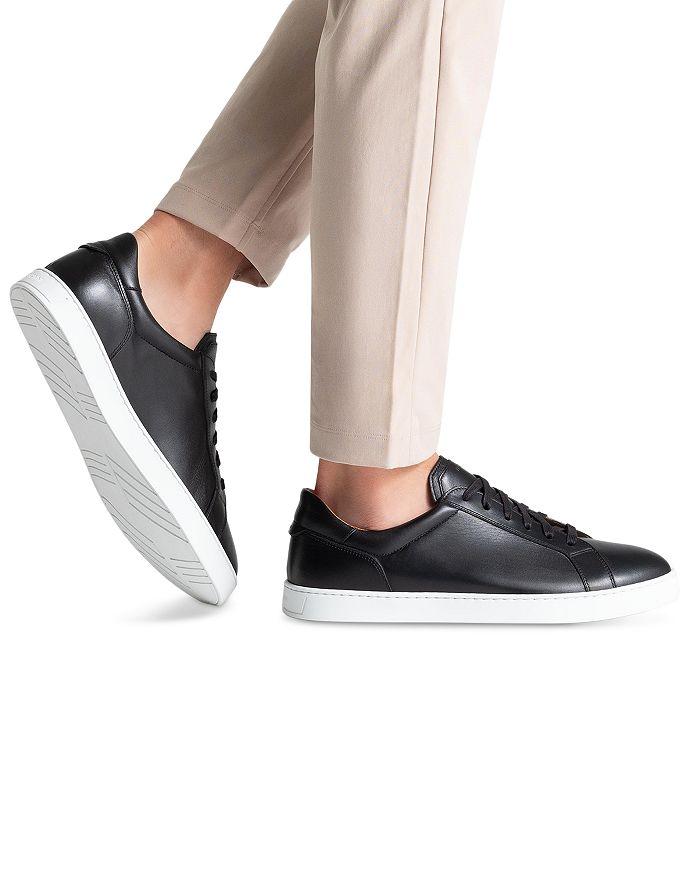 Magnanni Men's Lace Up Leather Sneakers