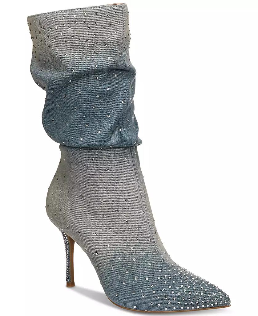 Thalia Sodi Women's Raquell Slouch Pointed-Toe Embellished Dress Boots