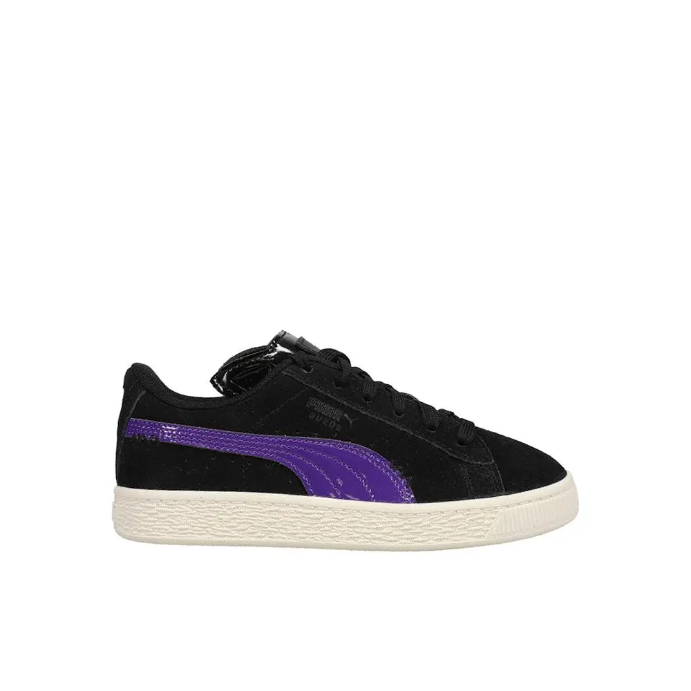 Puma PUMA X BATMAN Suede Classic Catwoman Lace Up Sneakers (Little Kid)