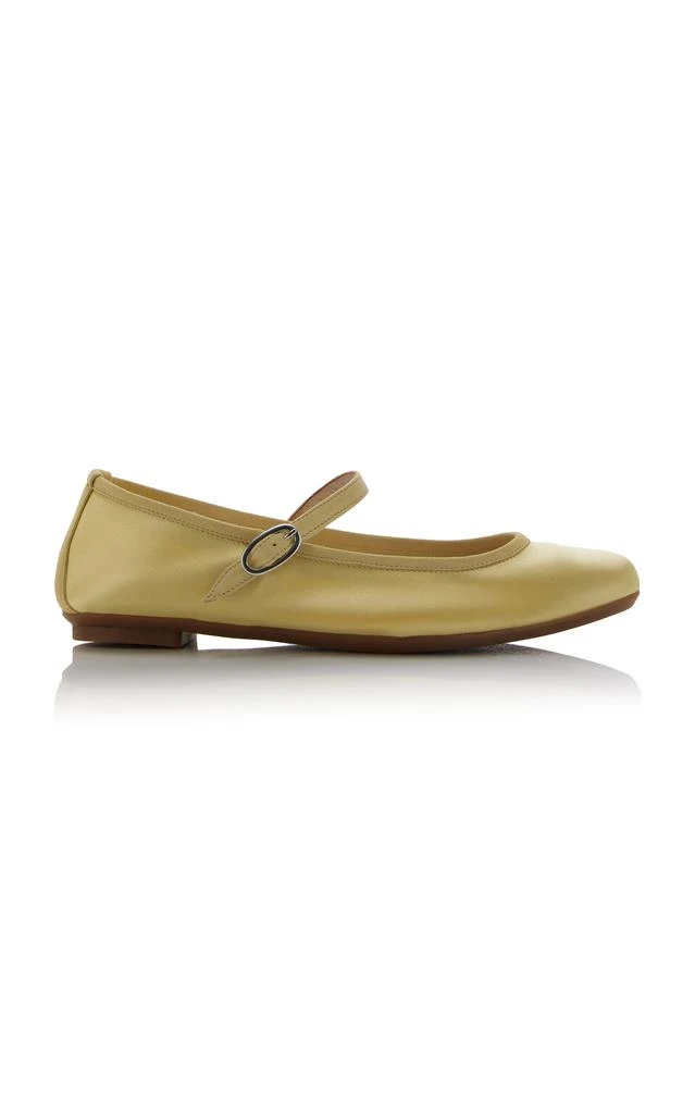 Home of Hai Home of Hai - x Reqins Honoree Silk Mary Jane Flats - Yellow - IT 39 - Moda Operandi 1