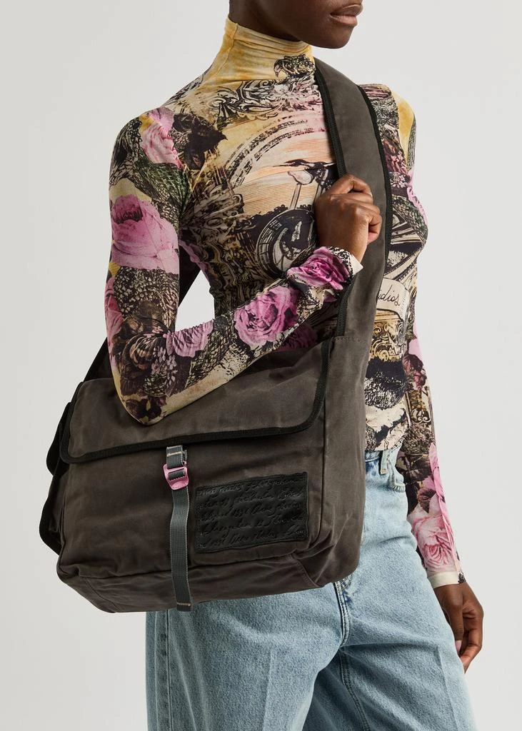 Acne Studios Andemer waxed canvas messenger bag 5