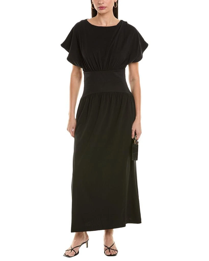 Alpha Studio ALPHA STUDIO Gathered Maxi Dress 1