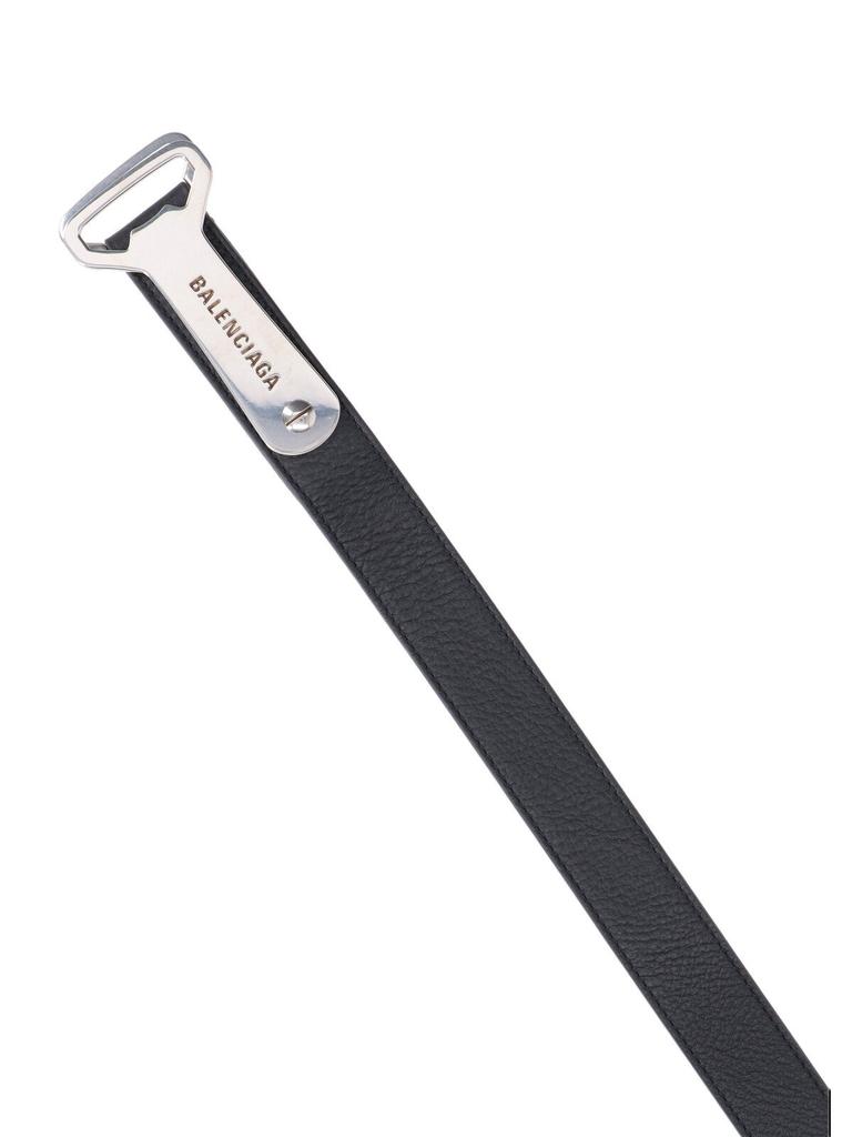 Shop Balenciaga Bottle Opener D-Ring Belt on Sale at BeyondStyle