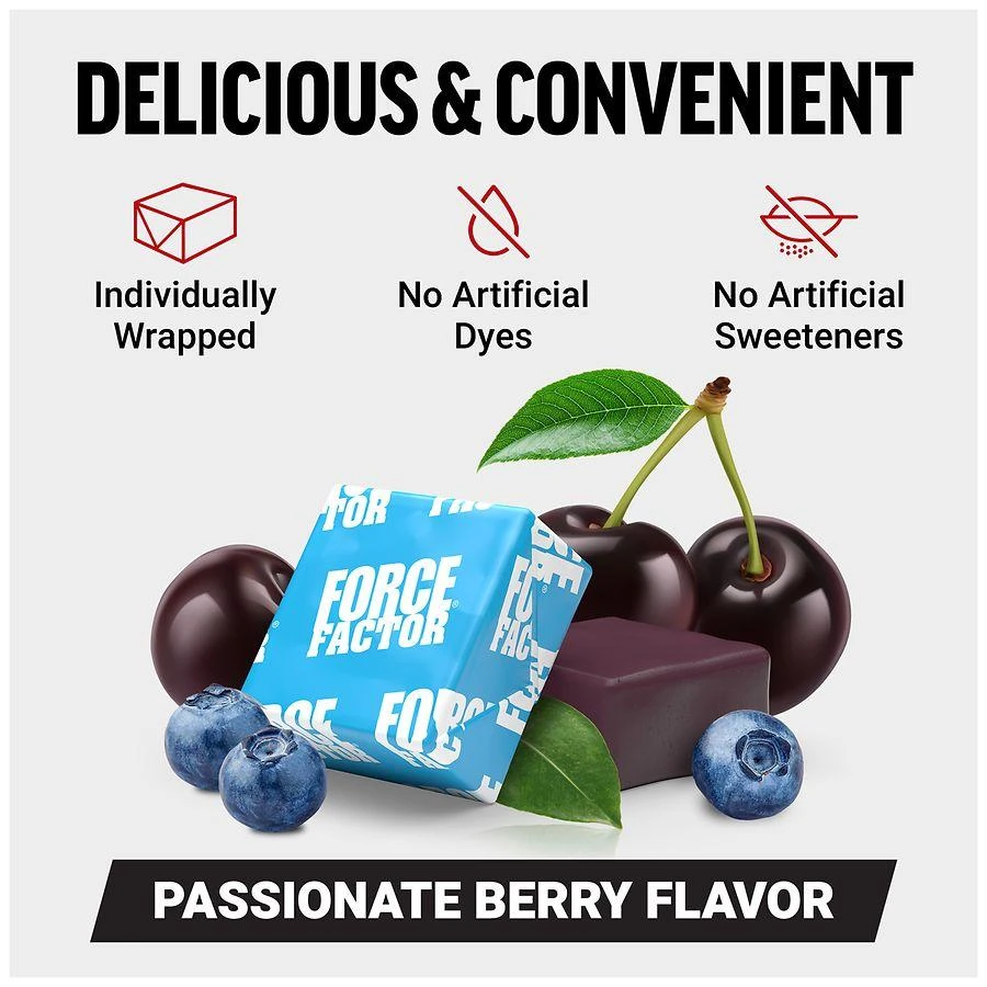 Force Factor SCORE! Soft Chews Libido Booster Passionate Berry 3