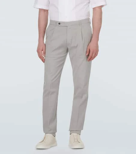 Thom Sweeney Mid-rise slim chinos 3