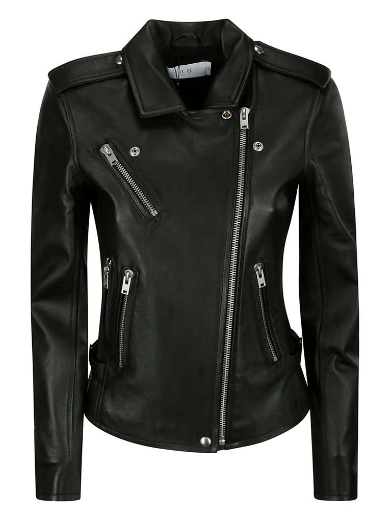 IRO Iro Newhan Asymmetric-Detailed Leather Jacket 1