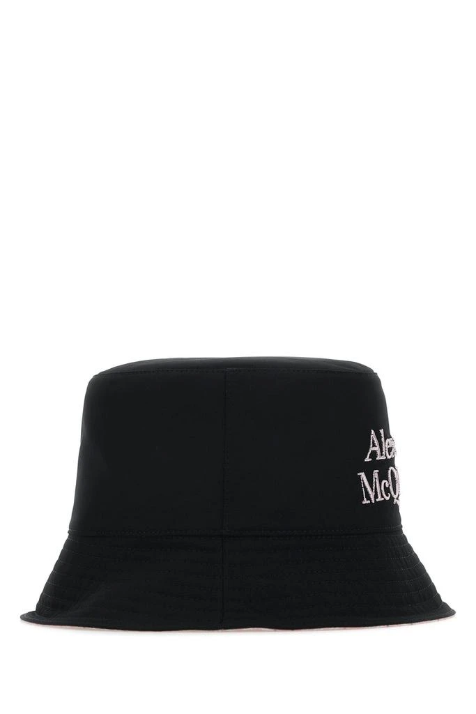 Alexander Mcqueen Black nylon reversible hat 1