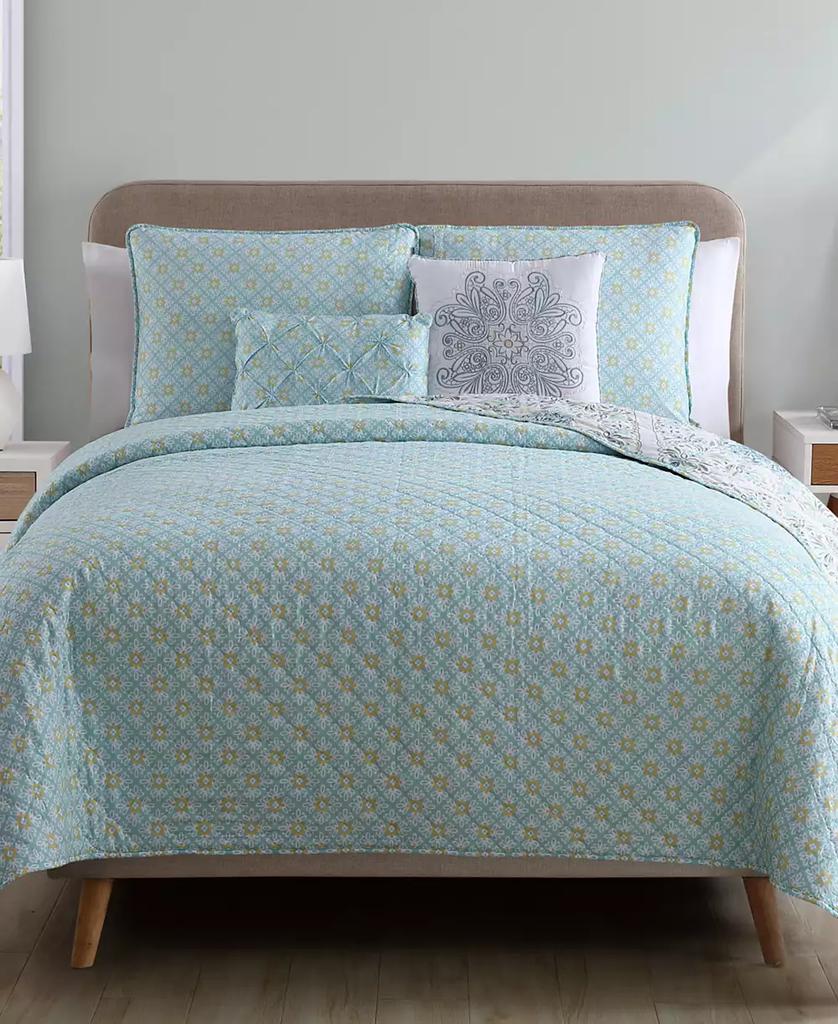 VCNY Home Windsor Reversible 5-Pc. Quilt Set