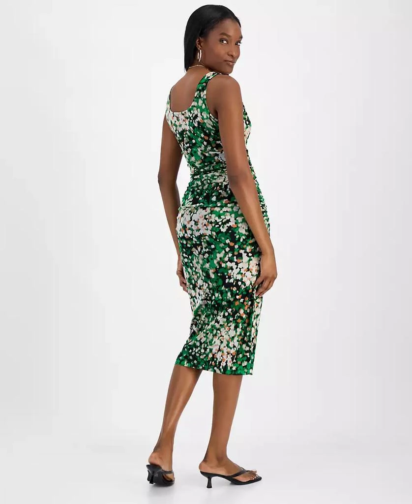 Bar III Women's Printed Mesh Sheath Dress, Exclusively at Macy's 5