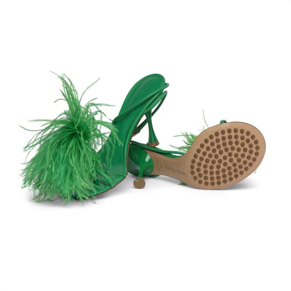 Bottega Veneta Bottega Veneta Wonderbird Nappa Feather Dot Sandals 5