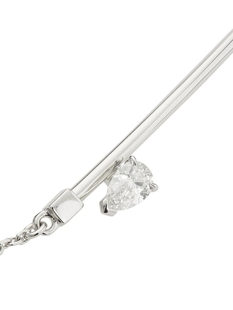 Repossi Serti Sur Vide 18K White Gold & Diamond Chain Bracelet 3