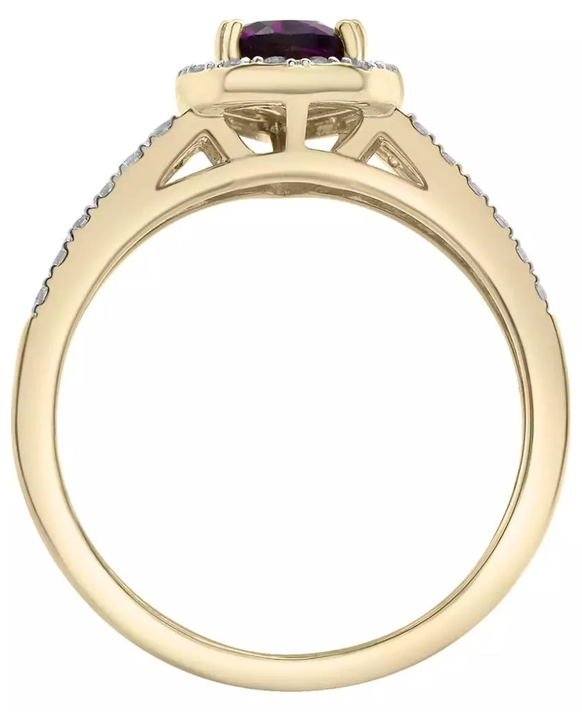 Macy
s Amethyst (5/8 ct. t.w.) 
Diamond (1/4 ct. t.w.) Ring in 14k Yellow Gold 2