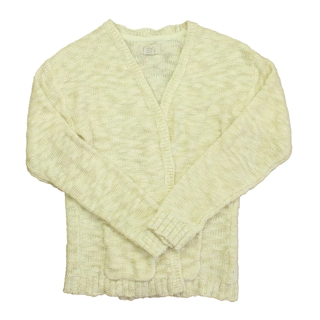 PEEK Girls Ivory | Gold Cardigan 1
