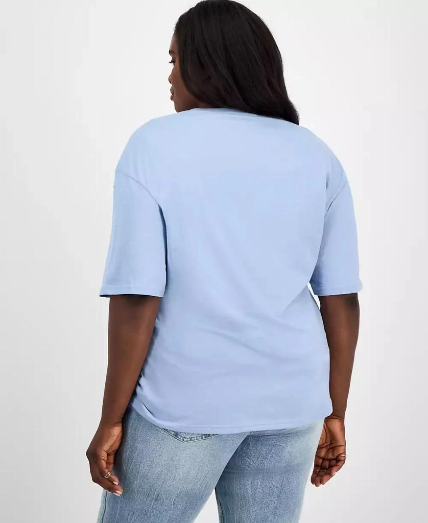 Rebellious One Trendy Plus Size Cotton Short-Sleeve Amalfi Graphic T-Shirt 4