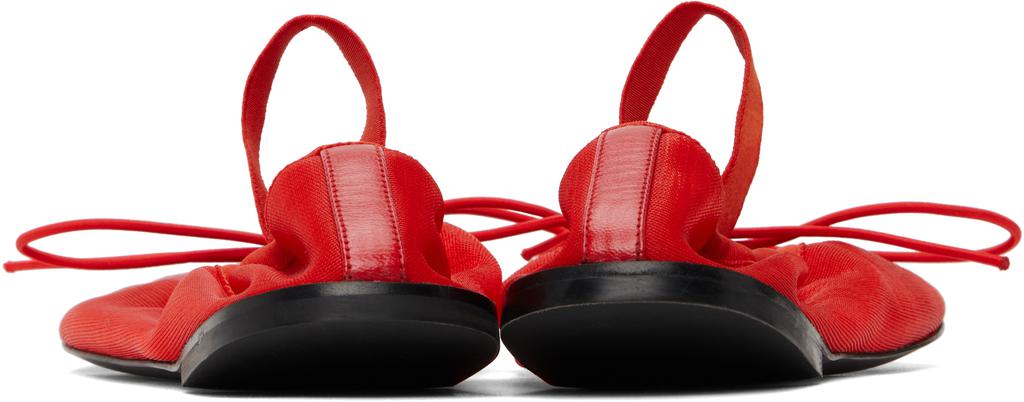 Proenza Schouler Red Glove Mary Jane Ballerina Flats