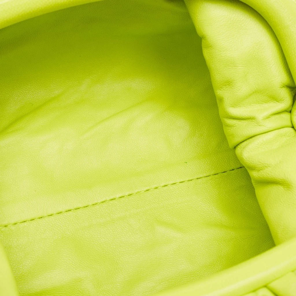 Bottega Veneta Bottega Veneta Neon Green Intrecciato Leather Mini Pouch Clutch 7